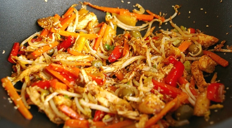 recette cuisine wok
