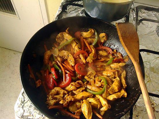 recette de cuisine au wok